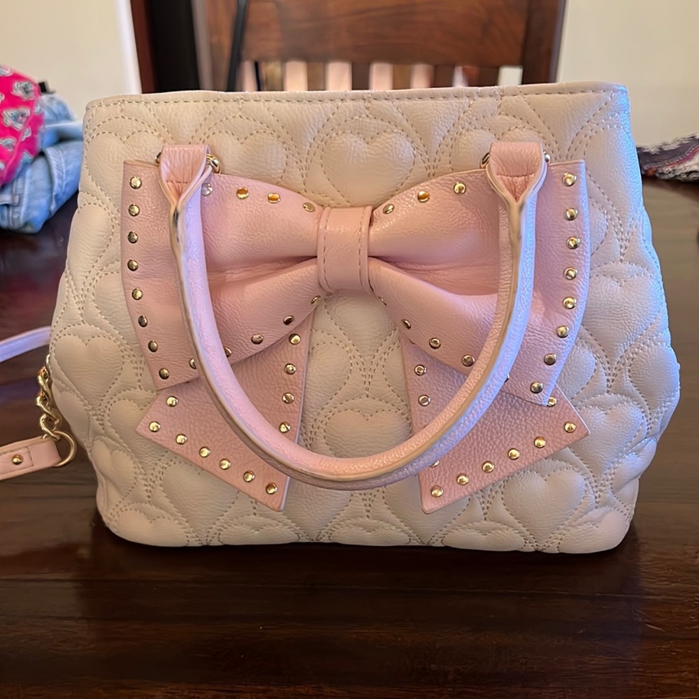 Betsey Johnson Pink Bow Purse